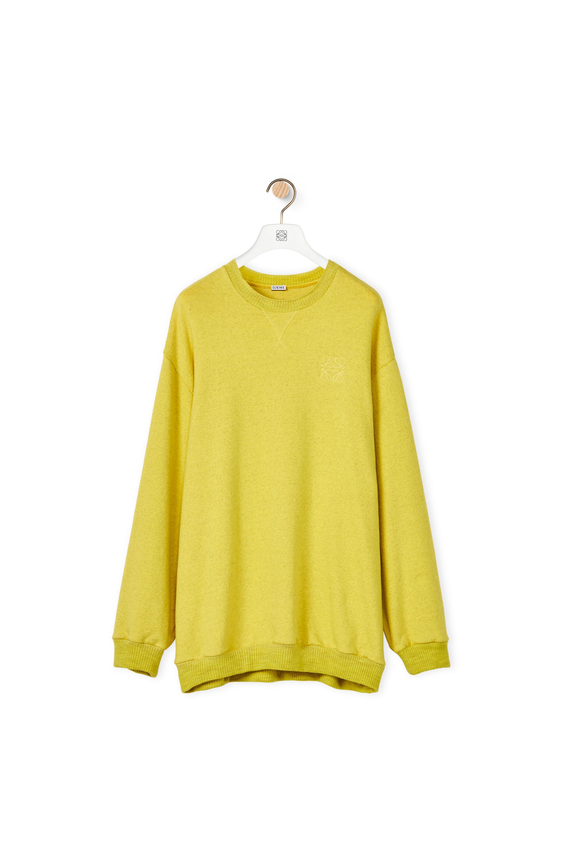 Anagram sweatshirt dress in cotton - 1