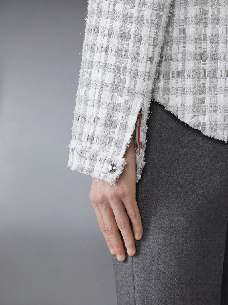GINGHAM TWEED UTILITY JACKET 5