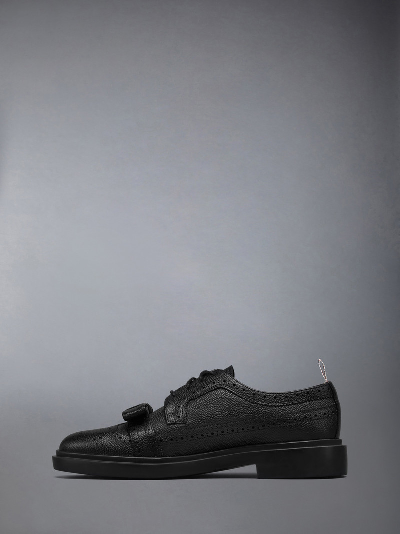 Thom Browne PEBBLE GRAIN LIGHTWEIGHT RUBBER SOLE BOW LONGWING BROGUES outlook