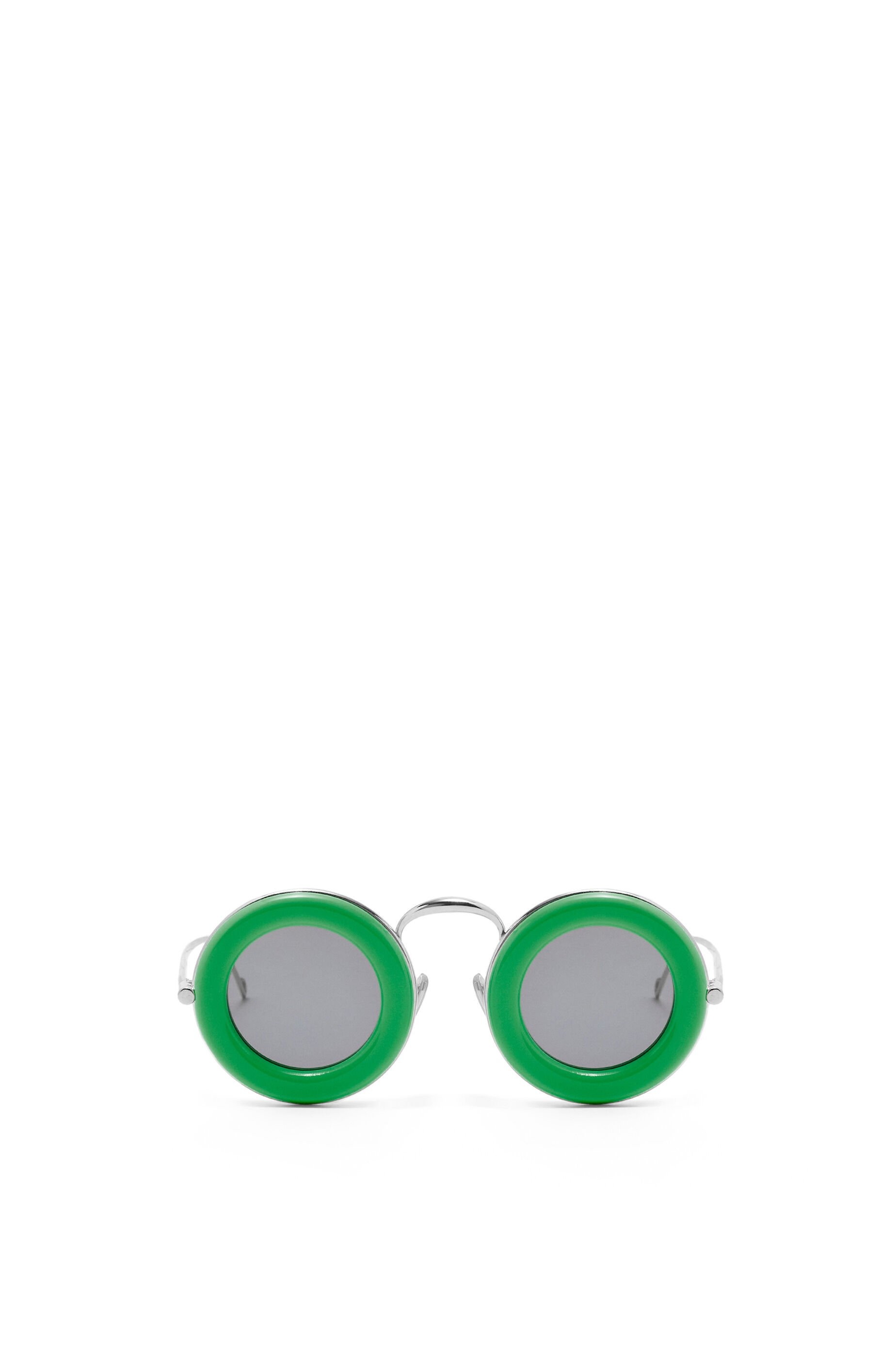 Round sunglasses in acetate and metal - 1