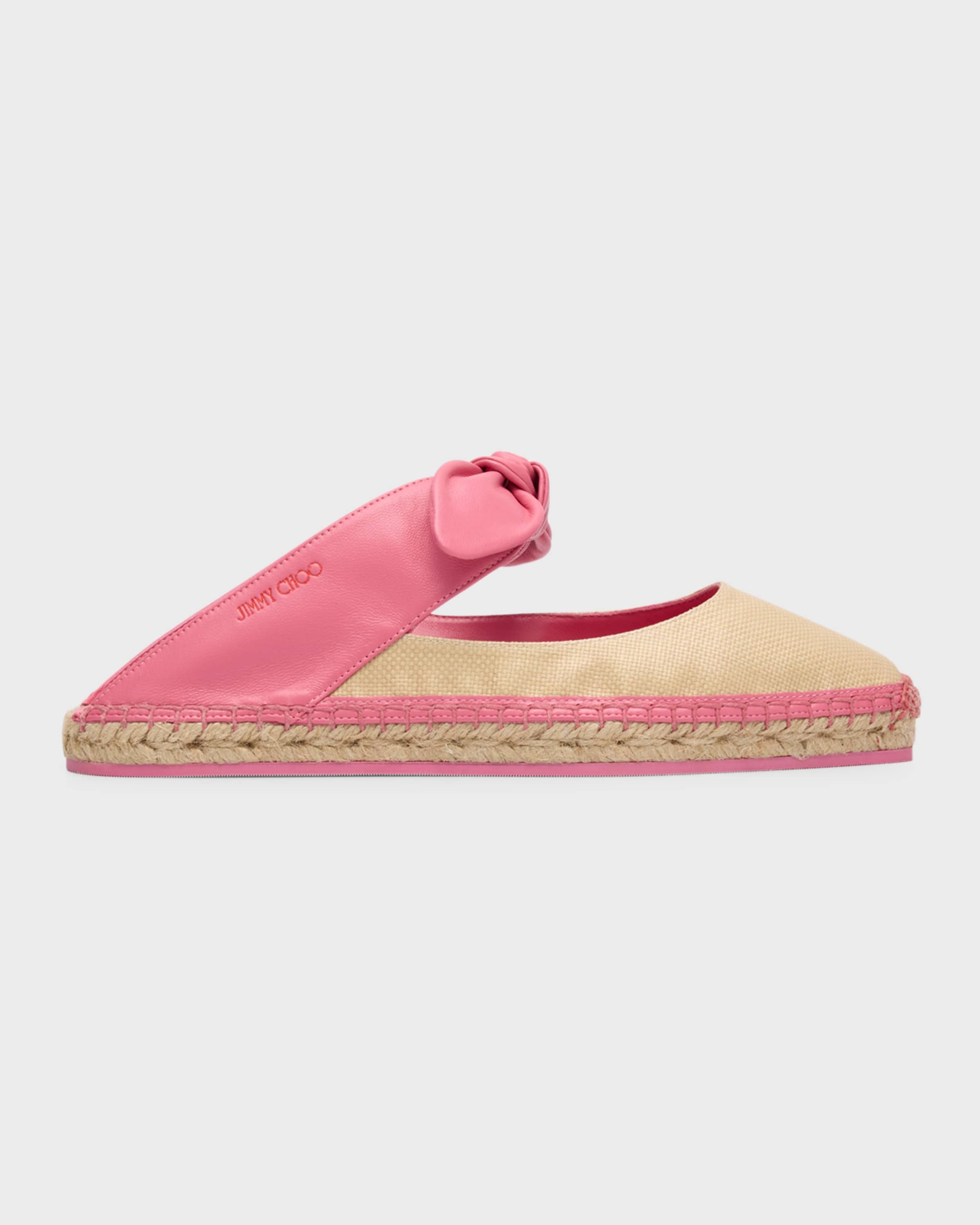 Reka Knotted Bow Espadrille Mules - 1