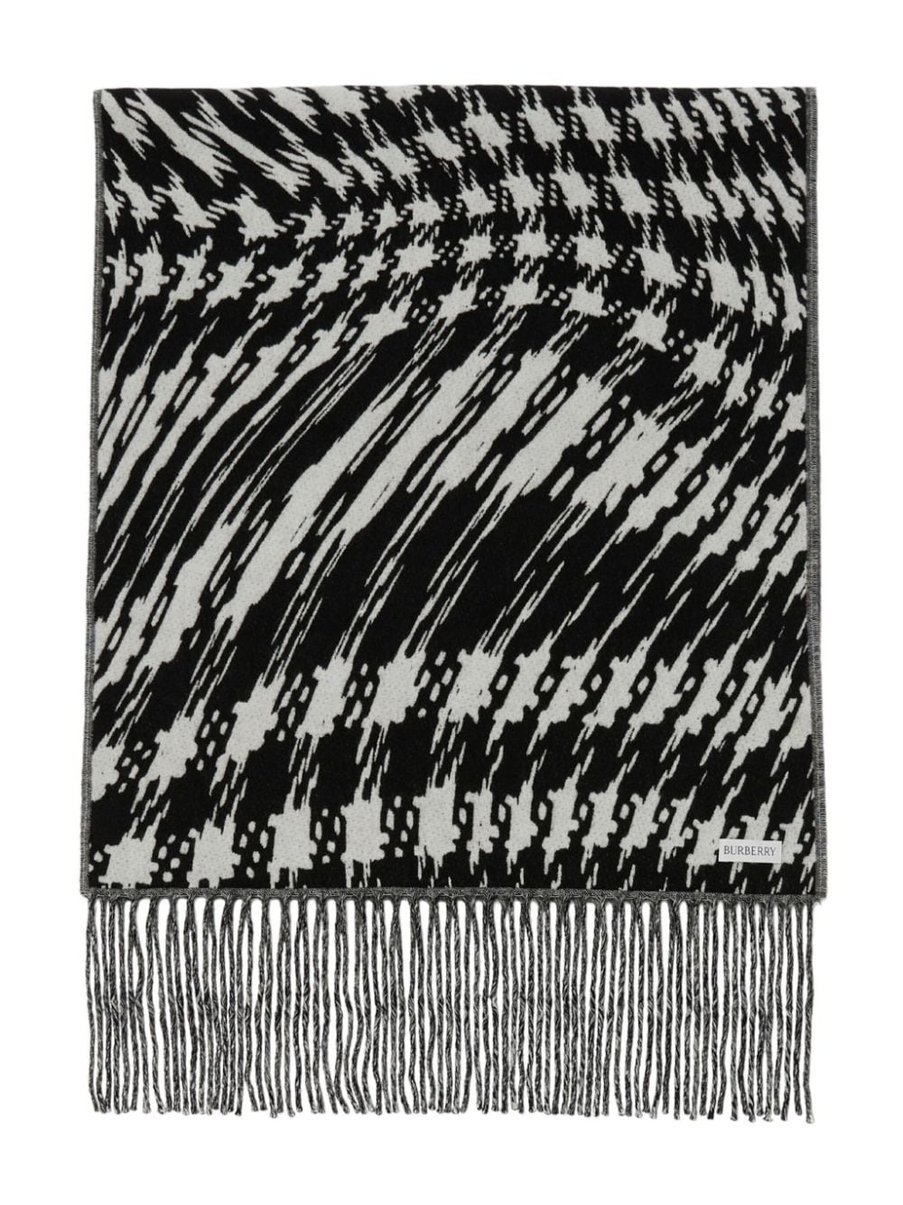 Warped houndstooth scarf - 3