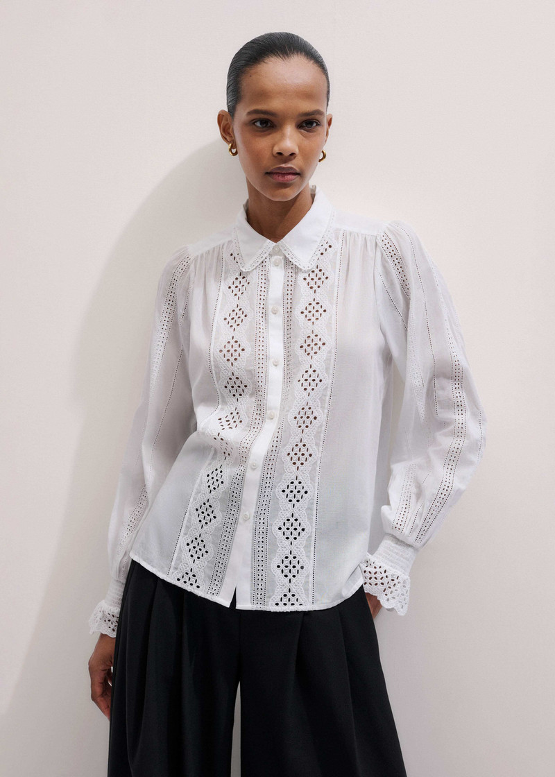 Broderie Detail Shirt 8