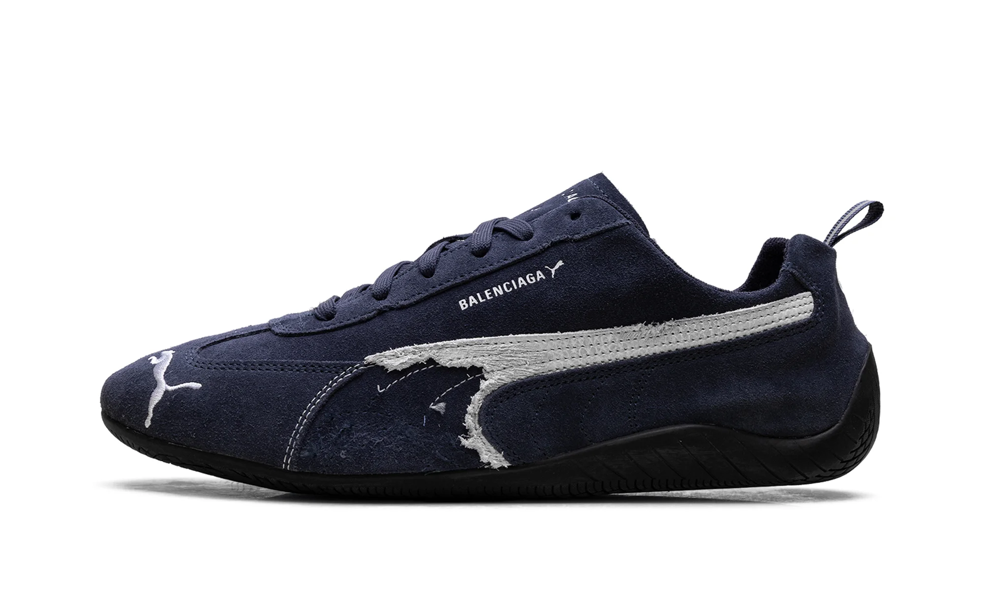 Speedcat Suede "Balenciaga - Distressed Navy White" 847146 WSDSD 4191 - 1