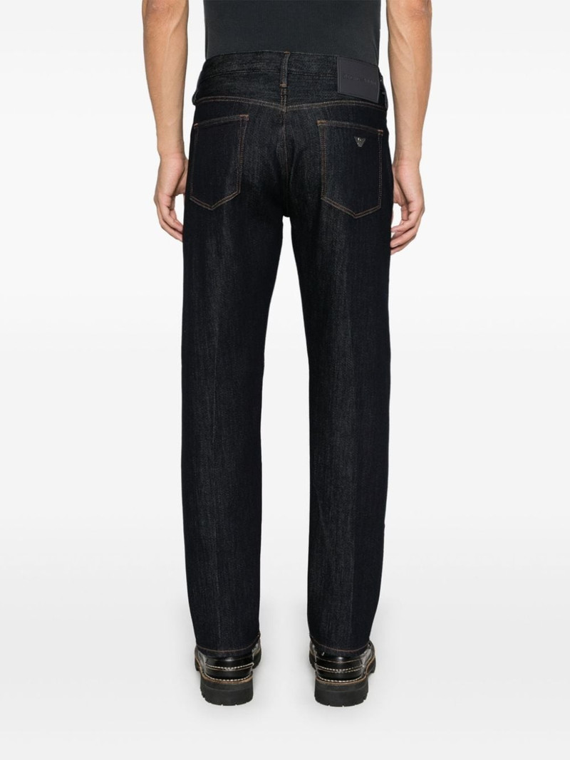 logo-plaque straight-leg jeans 4