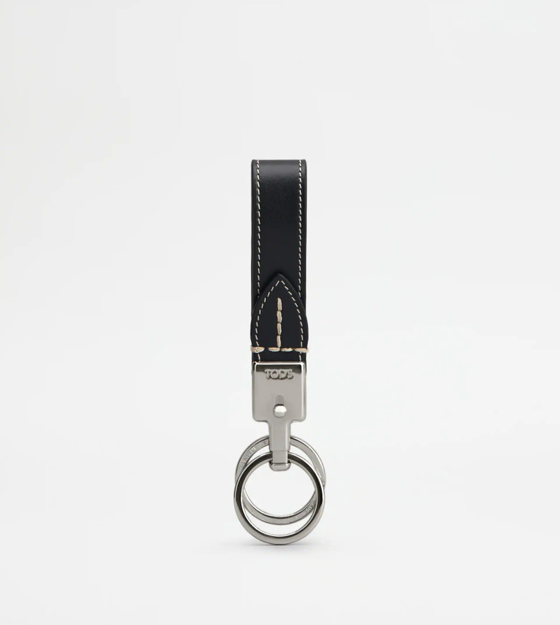 LEATHER KEY HOLDER - BLACK 1