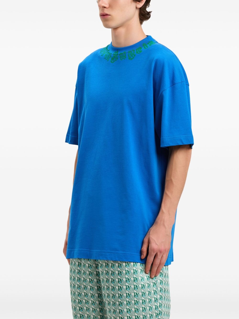 neck-logo T-shirt - 4