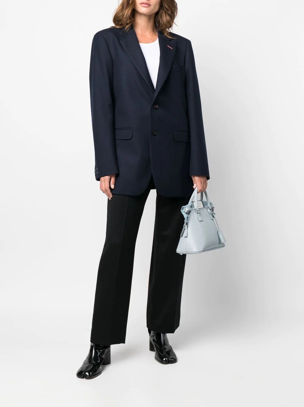 single-breasted wool blazer - 2