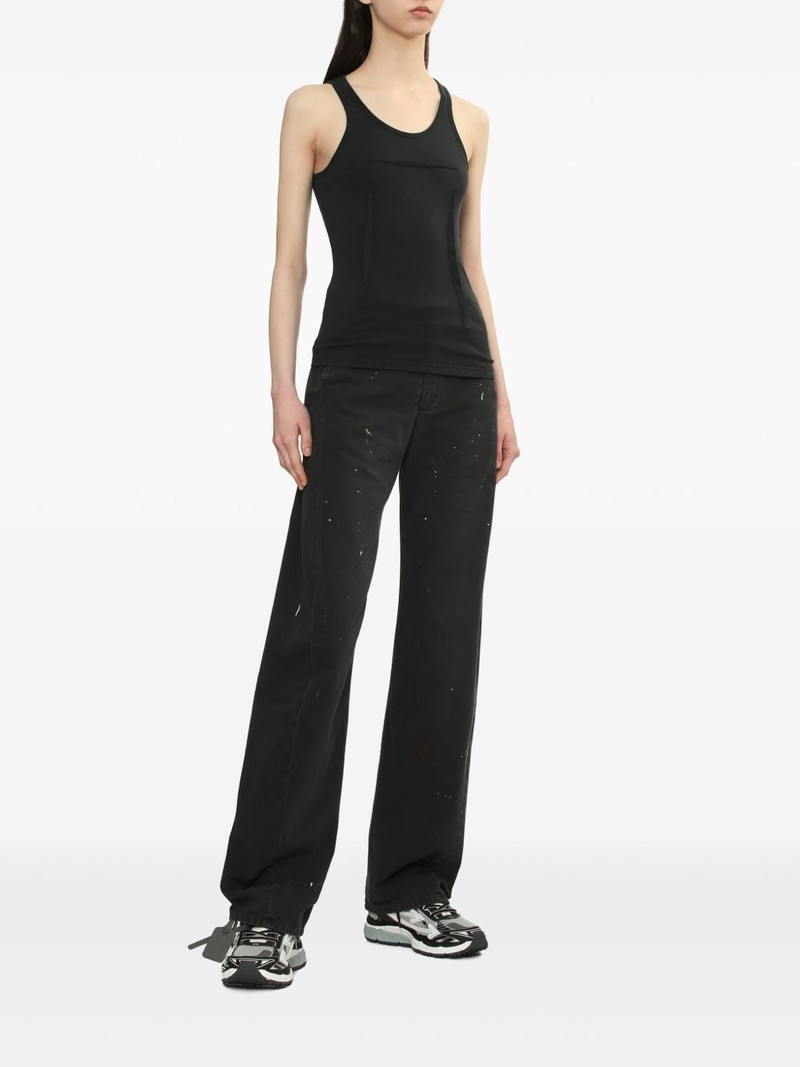 MM6 Maison Margiela asymmetrical-panel tank top outlook
