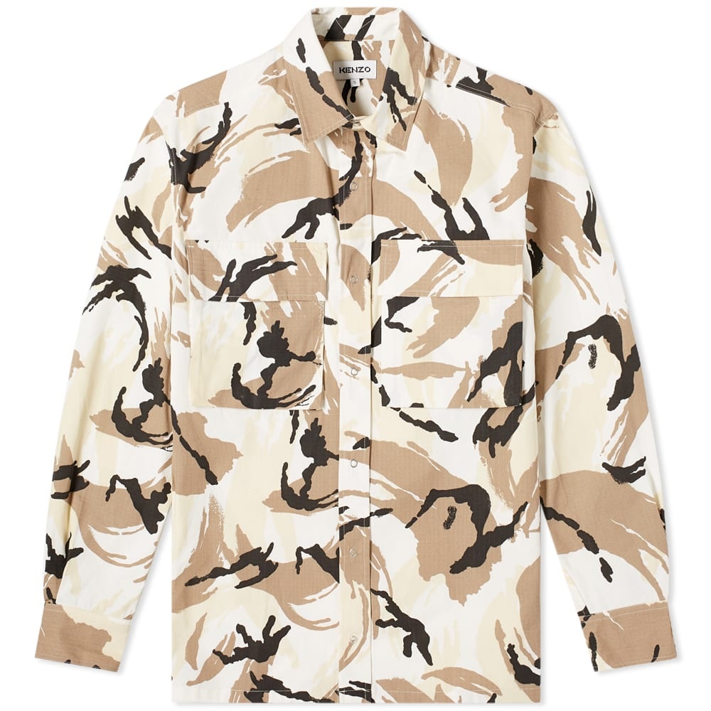 Kenzo Camo Printed Overshirt - 1