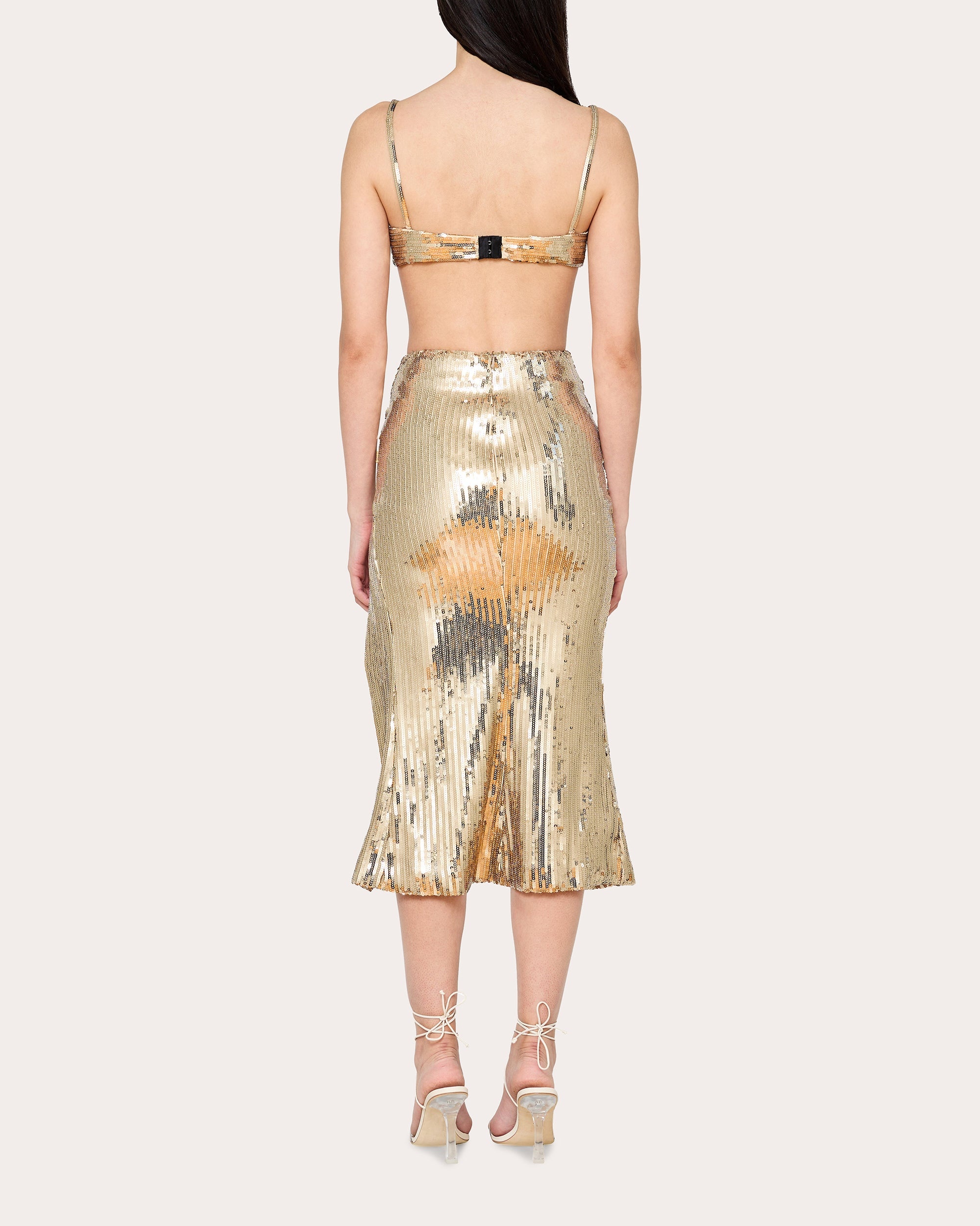 Sequin Midi Skirt - 4