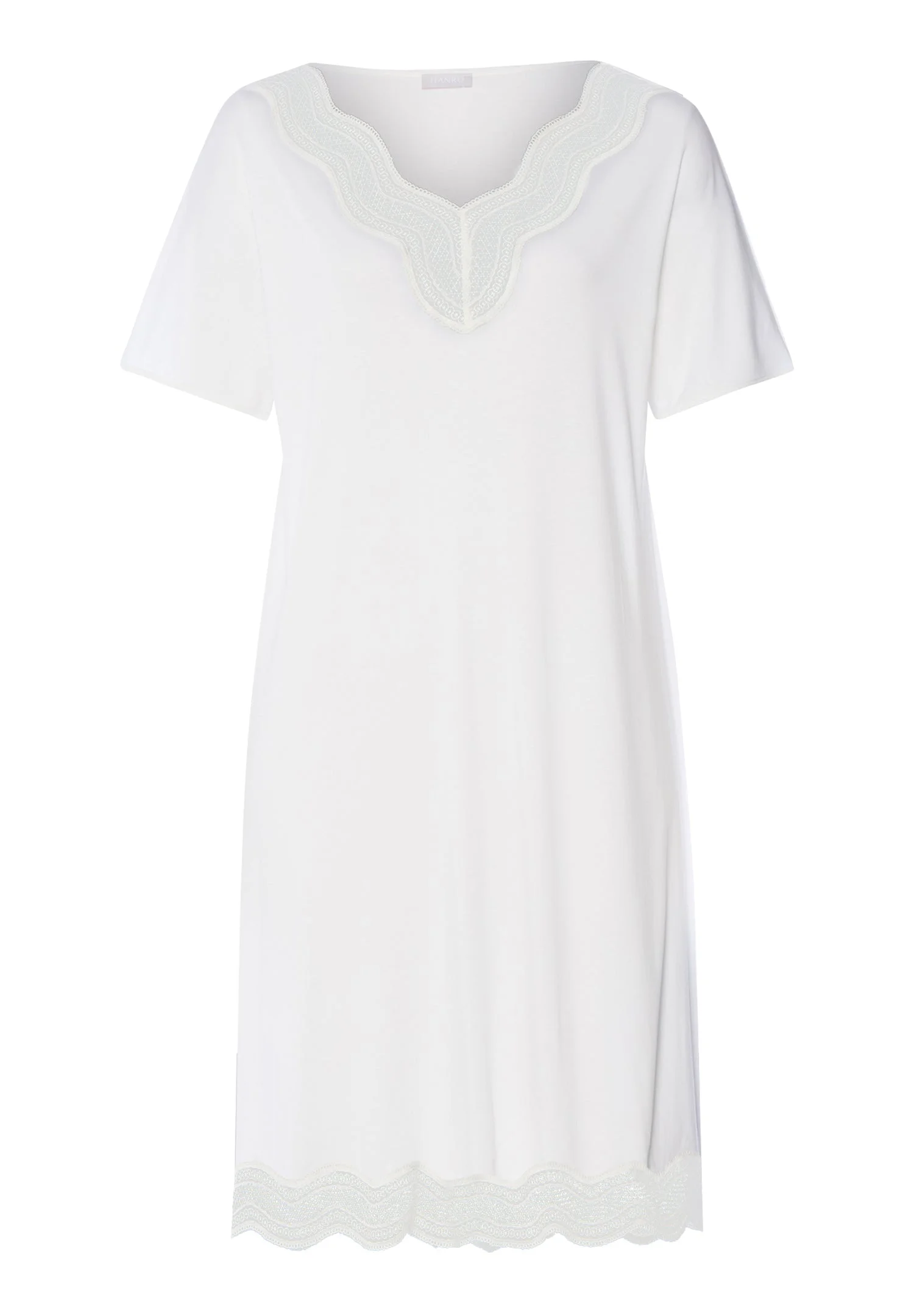 Cira Scalloped Lace TENCEL™ Nightgown - 1