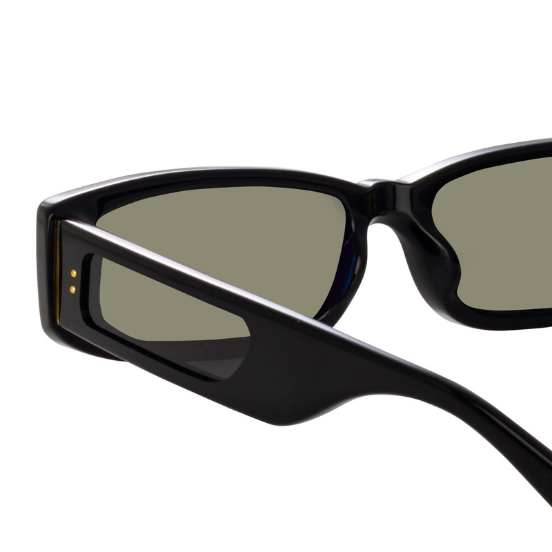 TALITA RECTANGULAR SUNGLASSES IN BLACK 5