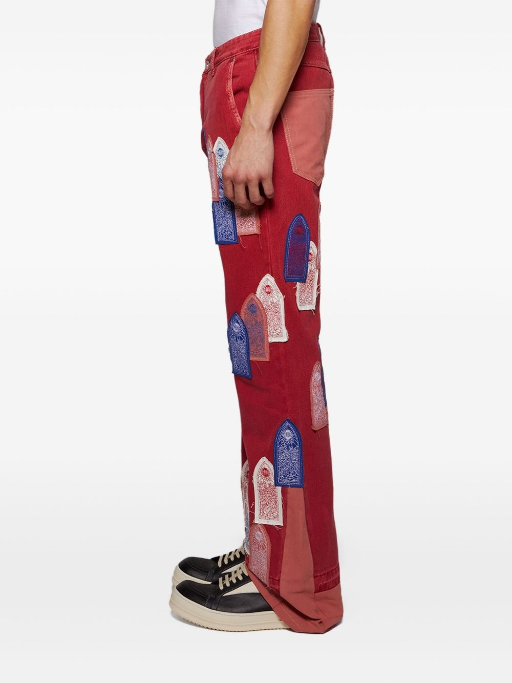 Patched Arch jeans - 4