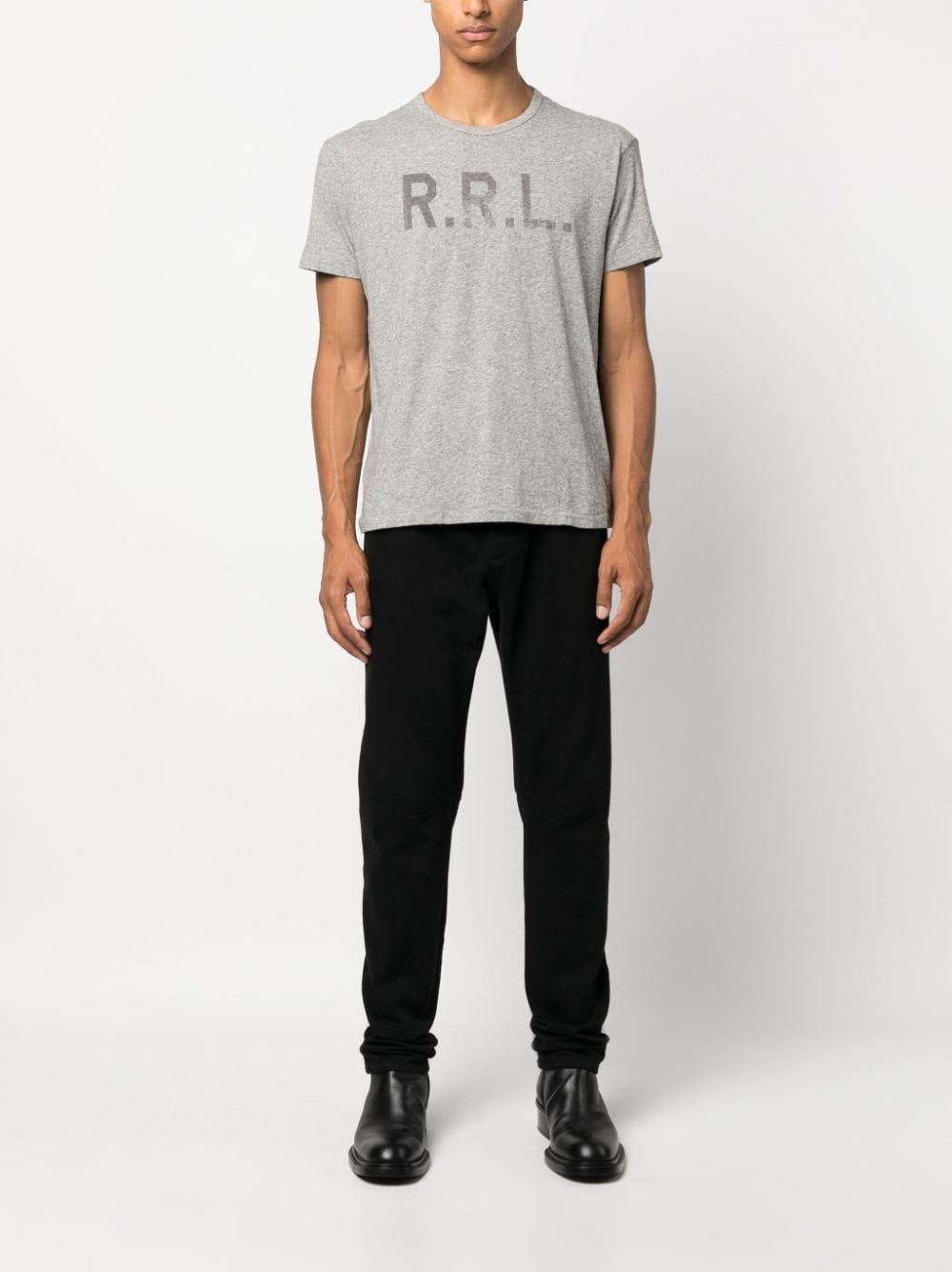 logo print cotton T-shirt - 2