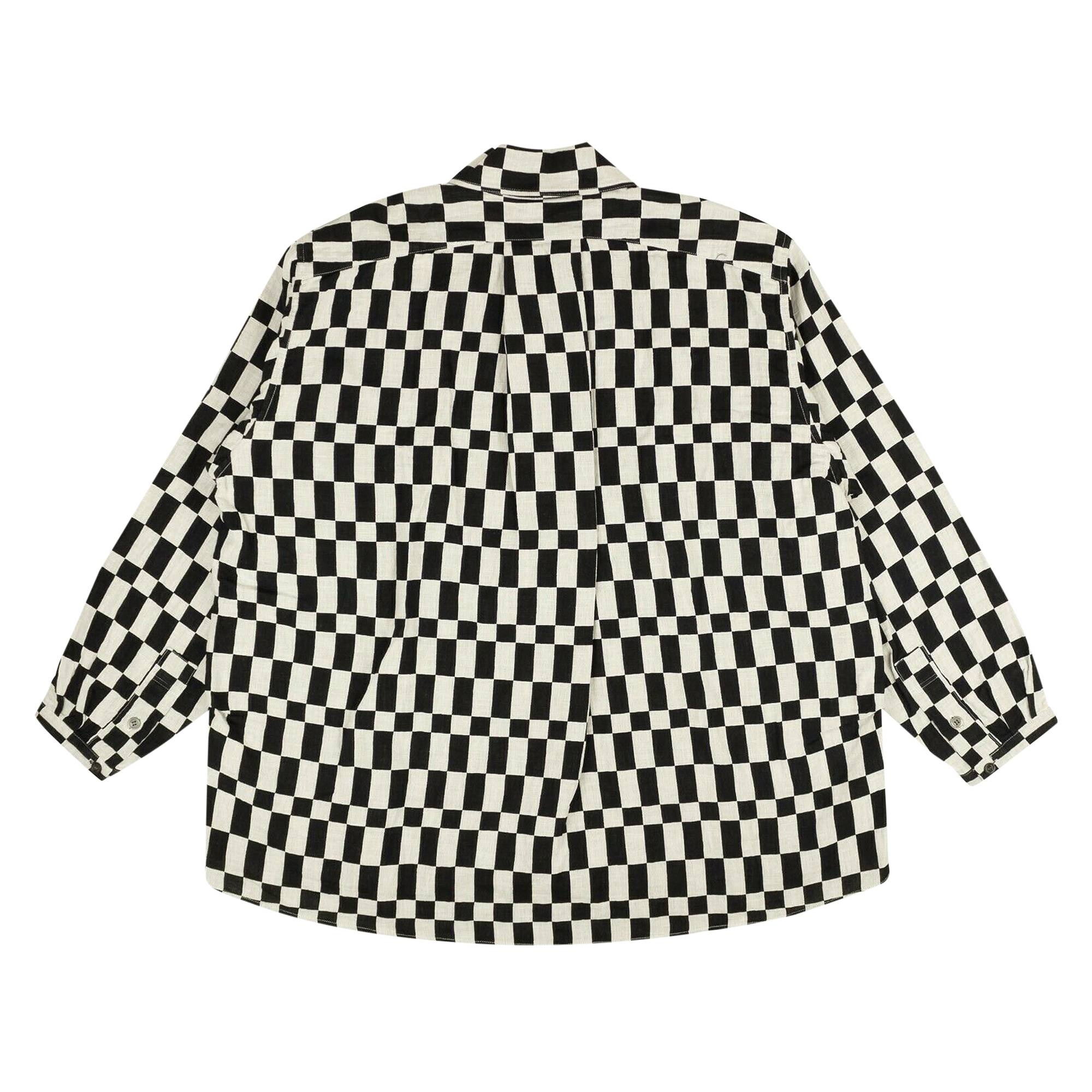 Ambush Pullover Check Shirt 'Black/White' - 2