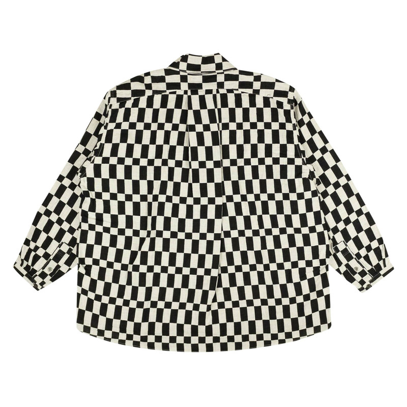 Ambush Ambush Pullover Check Shirt 'Black/White' outlook