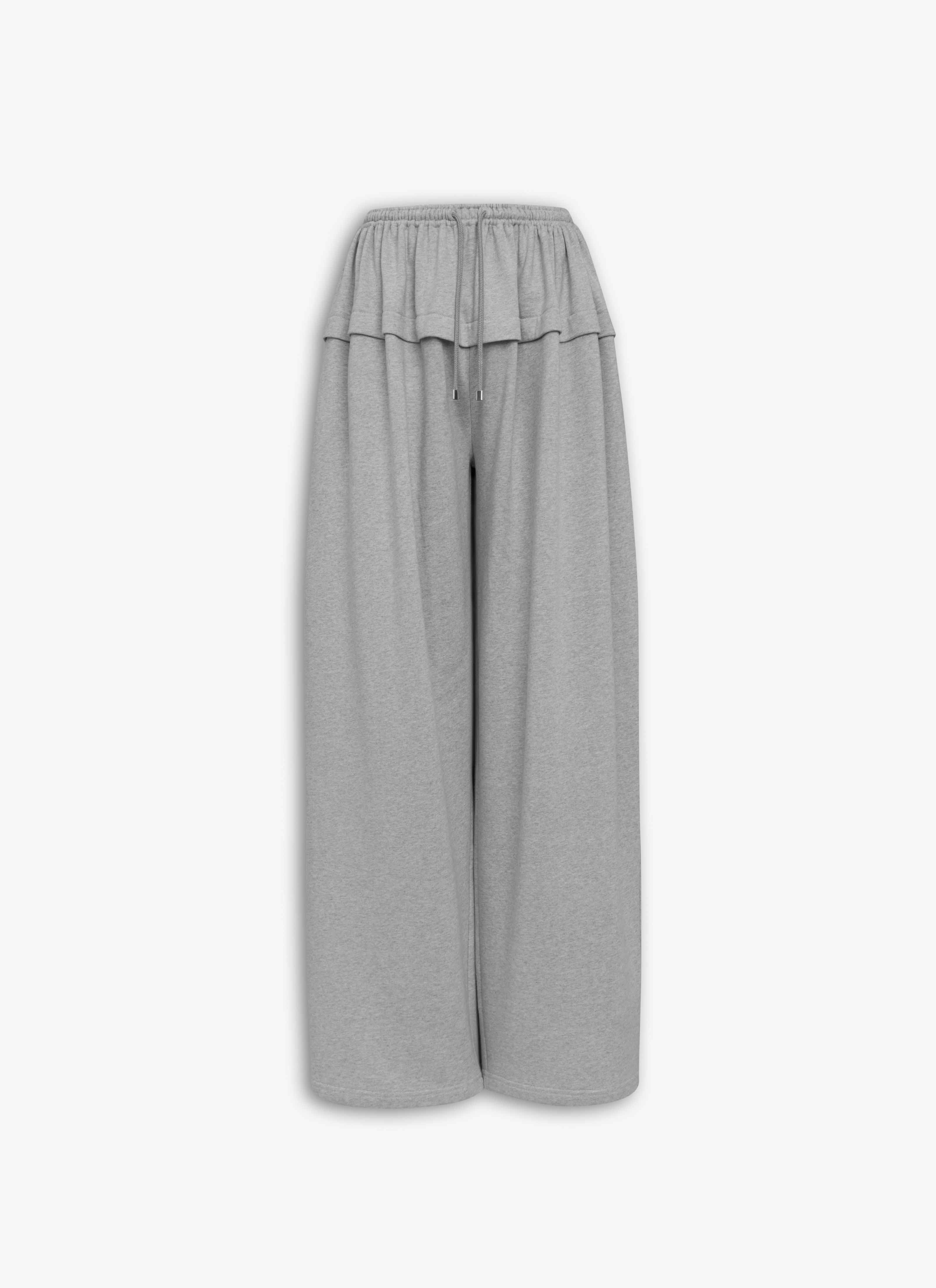 PEPLUM PANT IN COTTON JERSEY - 1