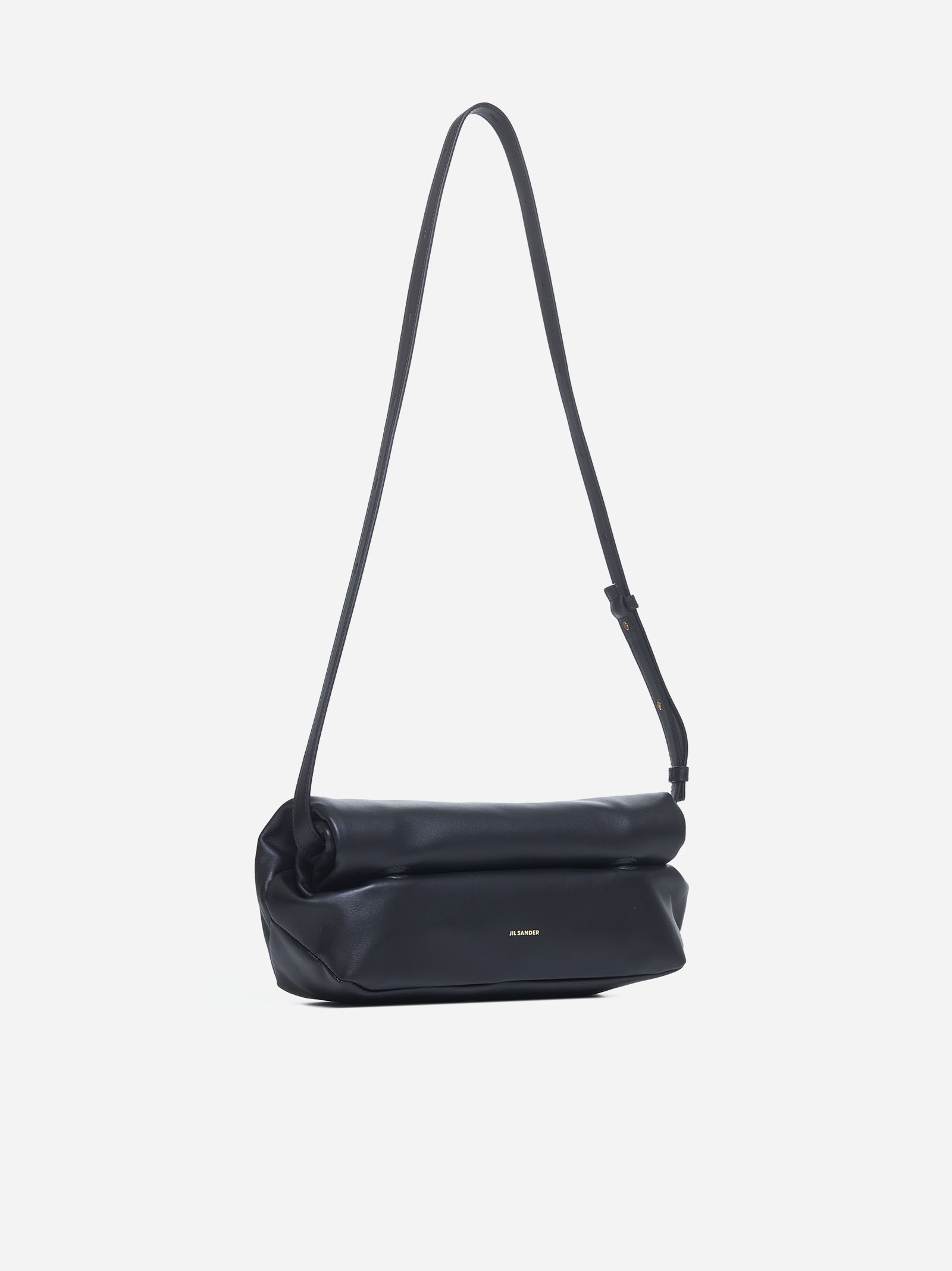 ショルダーバッグ・ポシェット Jil Sander SS25 'Rollup' small handbag (J08WG0048P7218 001) Jil sander 「ロールアップ」ハンドバッグ (Jil Sander