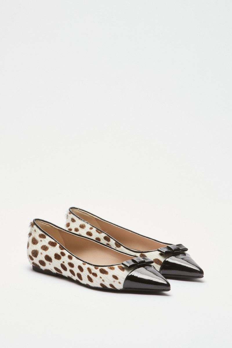 POINTED BALLERINA WITH ANIMALIER EFFECT 1