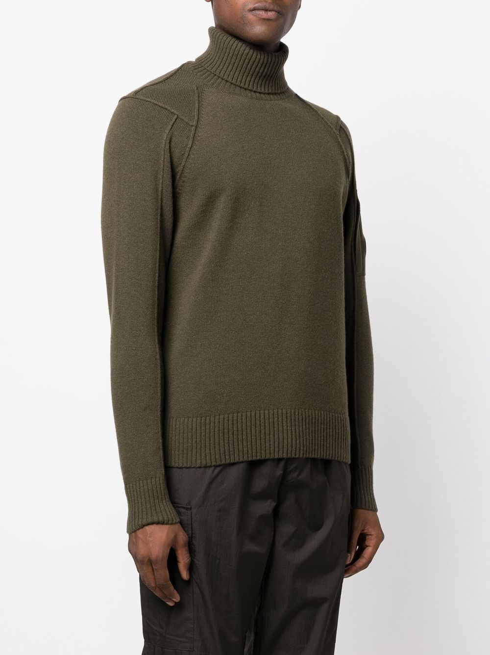 roll-neck wool-blend jumper - 3