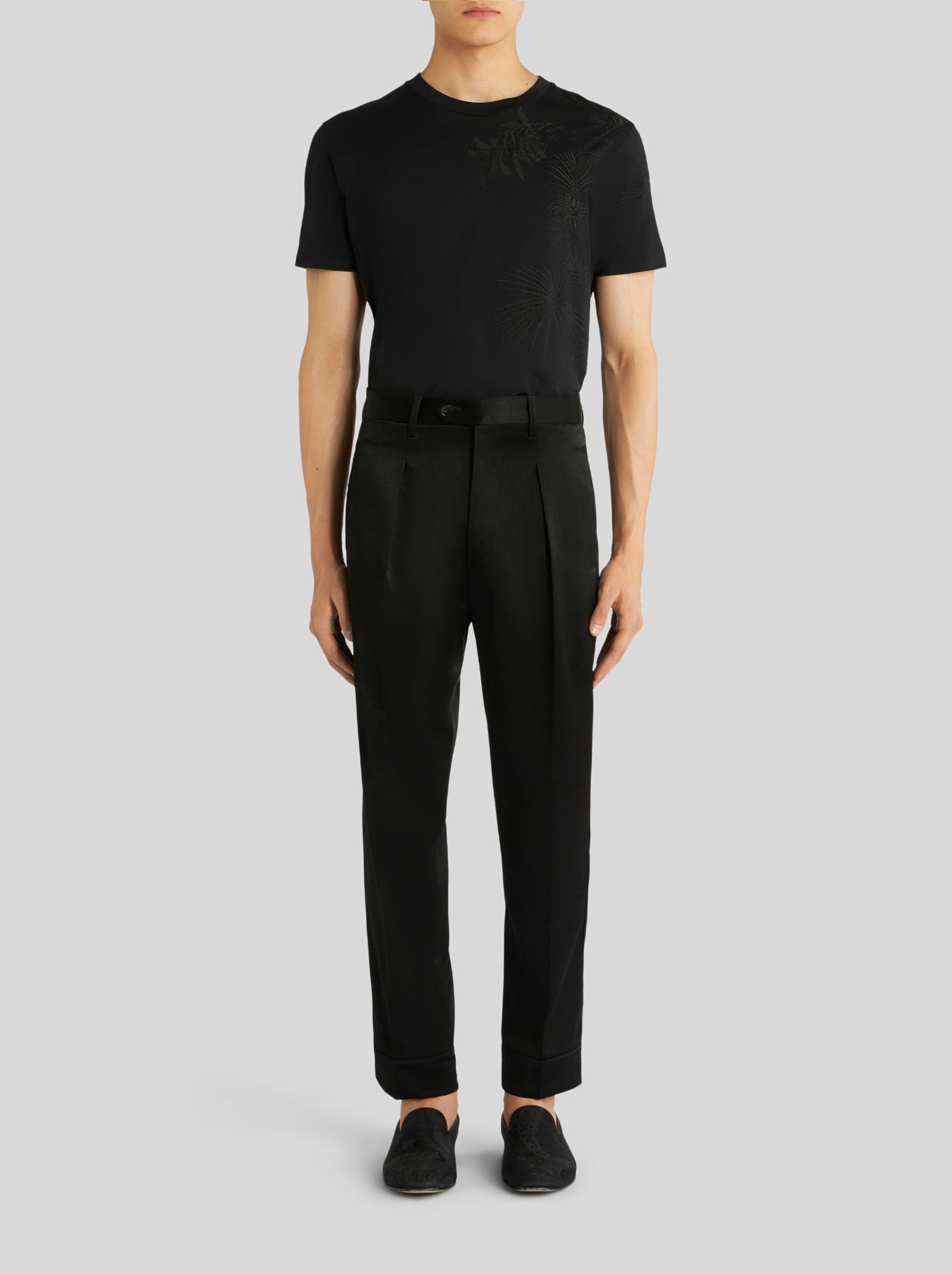 TAILORED TROUSERS WITH PIPING - 3