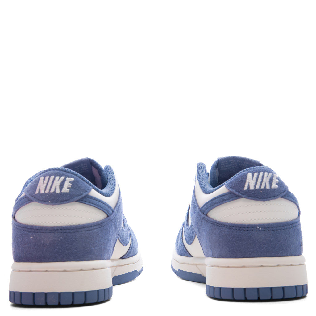 WOMEN'S DUNK LOW - SAIL/WORLD INDIGO/METALLIC SILVER - 4