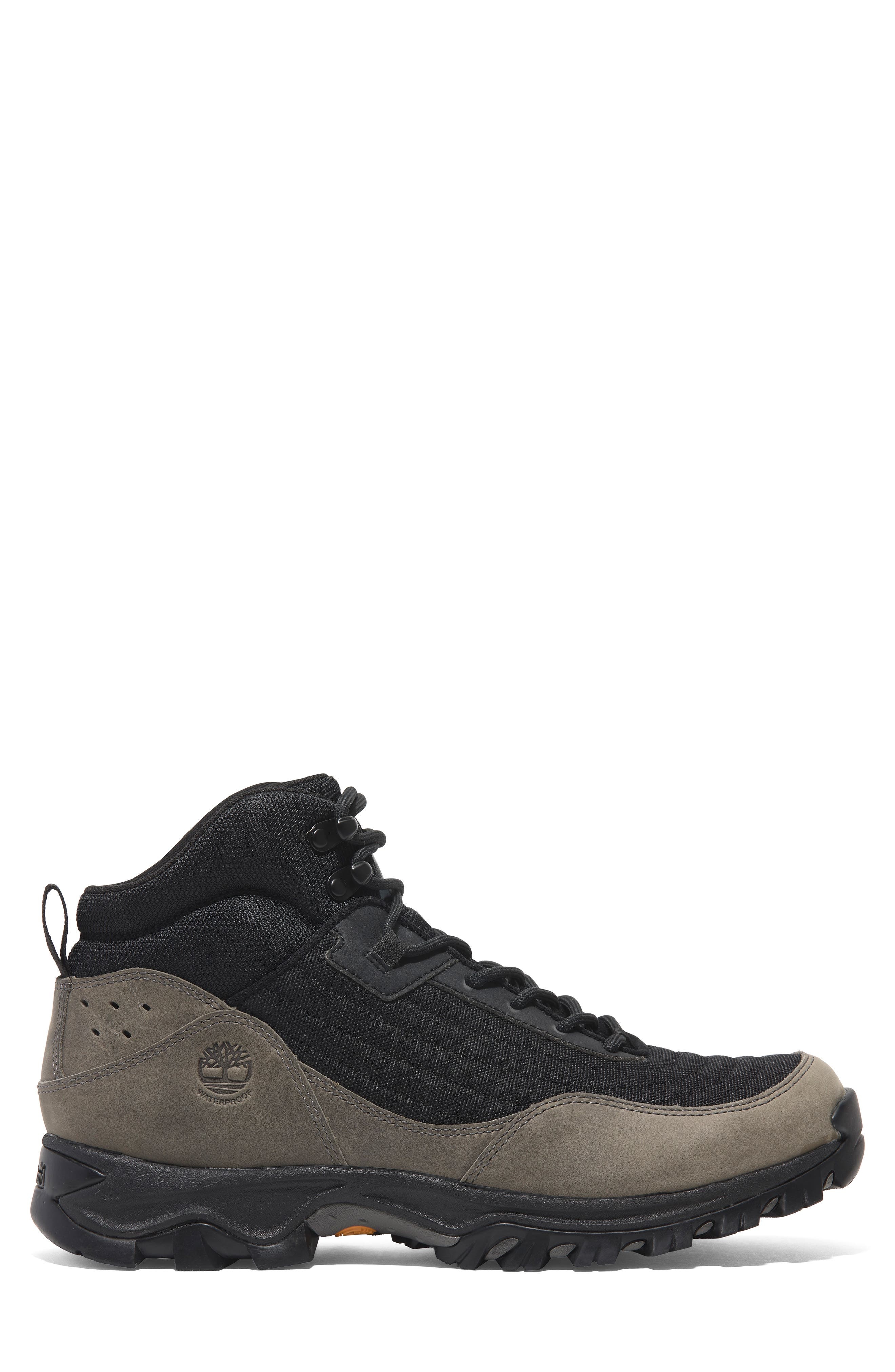Timberland Mt. Maddsen Waterproof Hiking Boot in Black Mesh W Md Grey at Nordstrom - 3