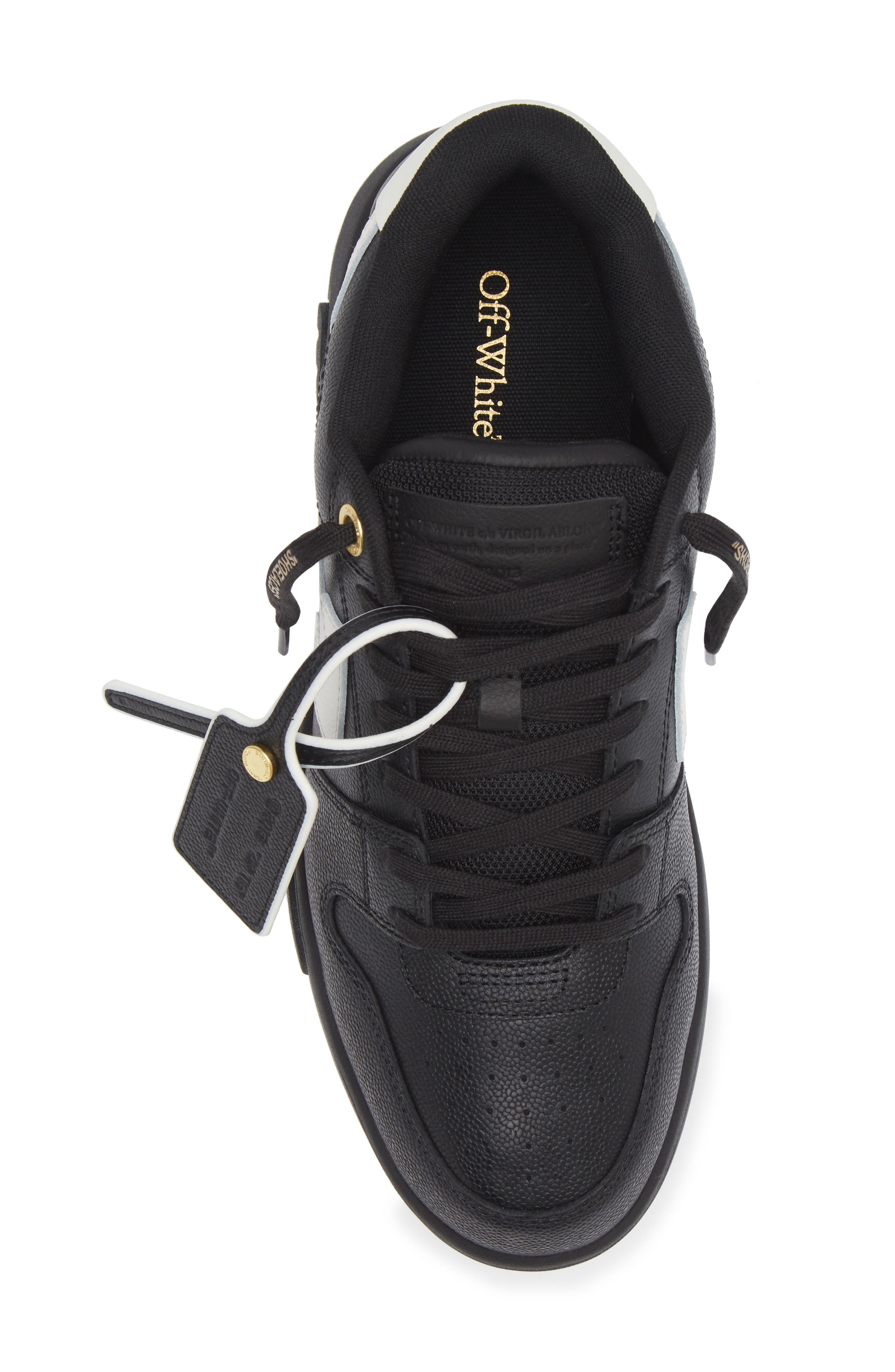 Off-White Out of Office Low Top Sneaker in Black - 5