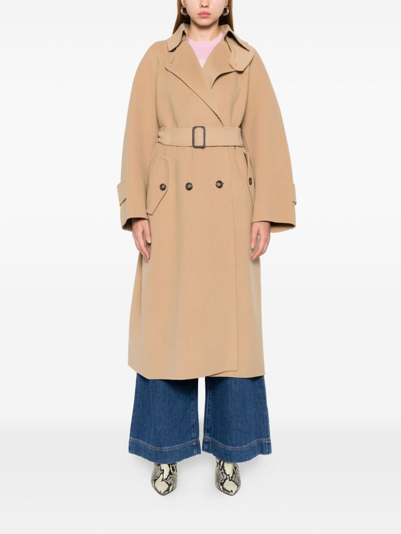 WEEKEND Max Mara virgin wool double-breasted coat outlook