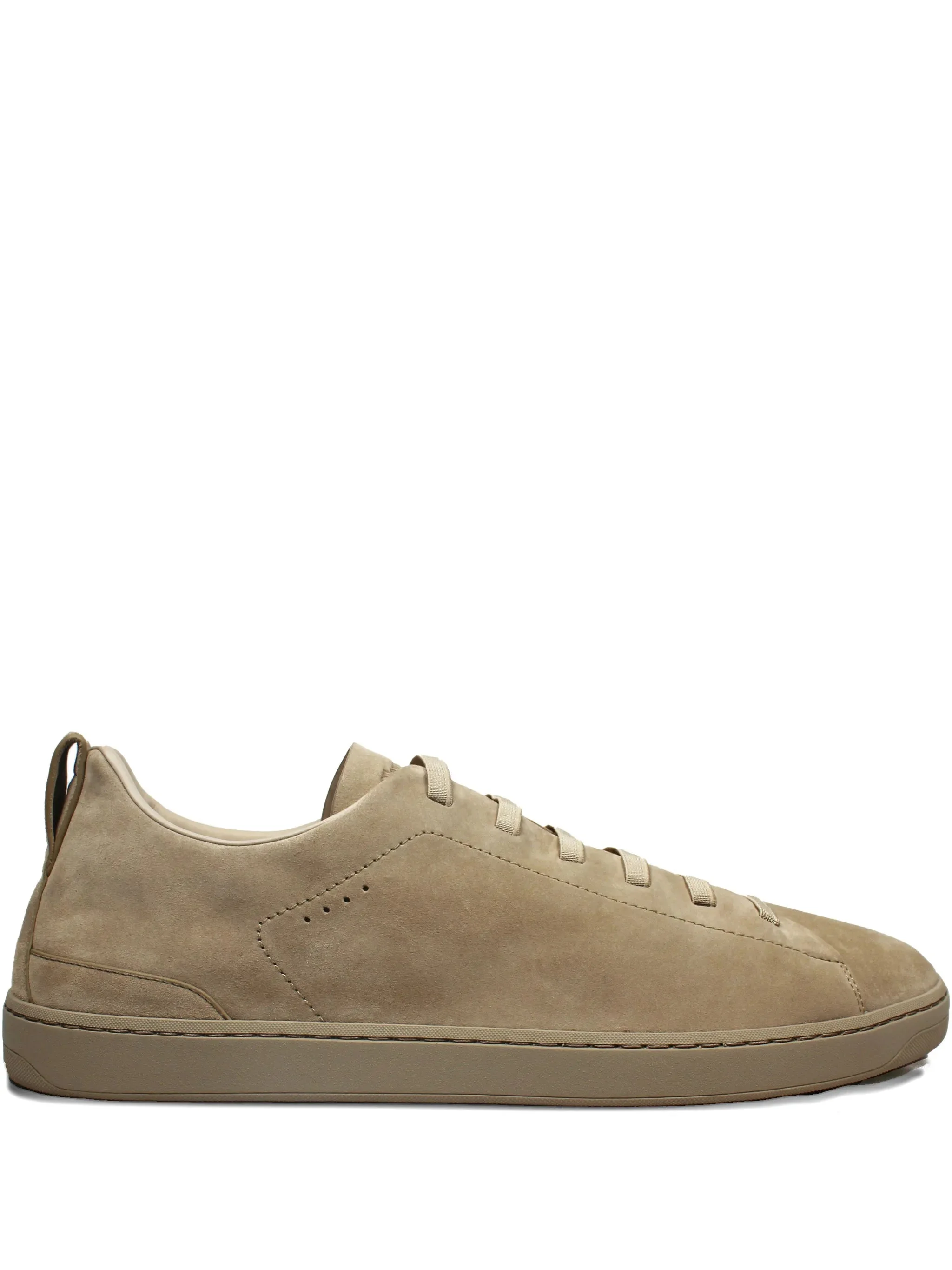LACE-UP SUEDE SNEAKERS - 1