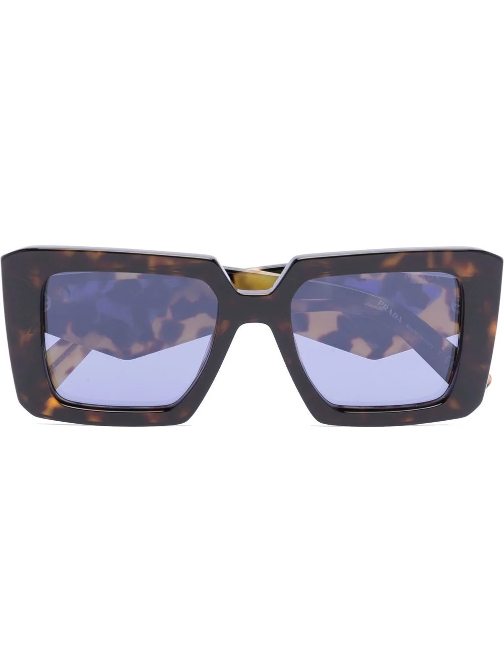tortoiseshell-effect sunglasses - 1