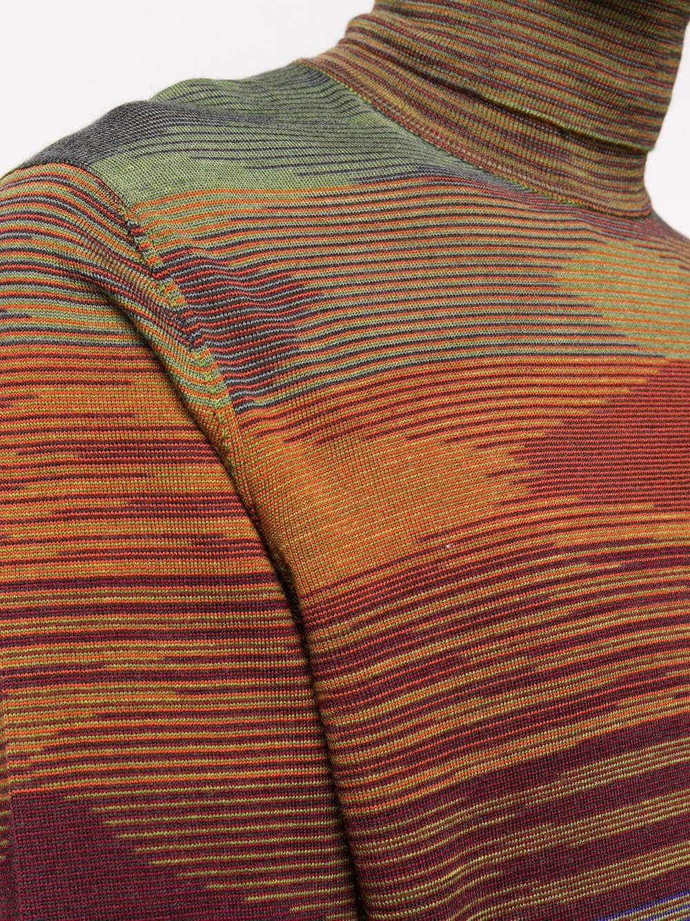 abstract high-neck jumper - 5