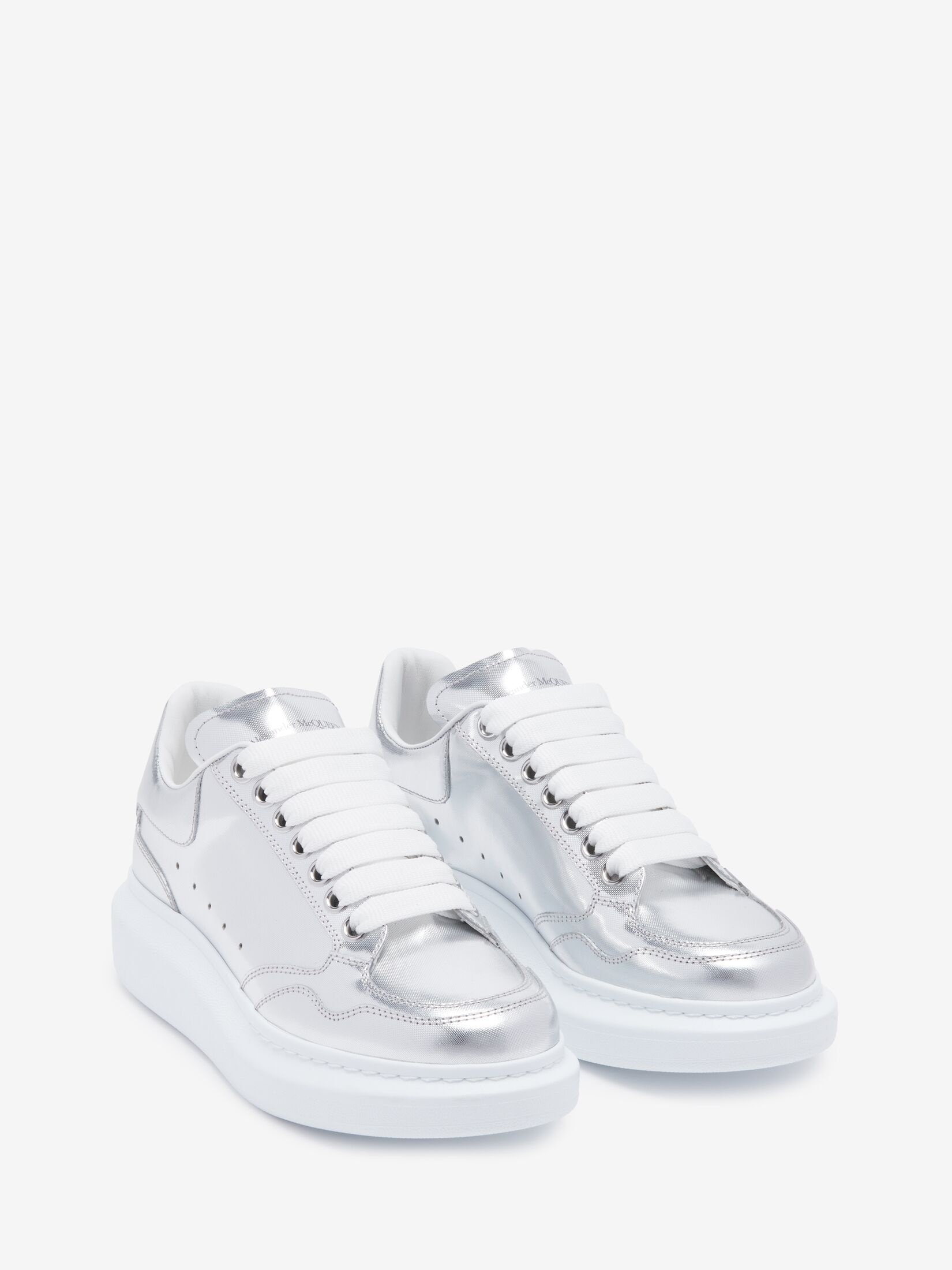 Women's Oversized Sneaker in Silver - 2