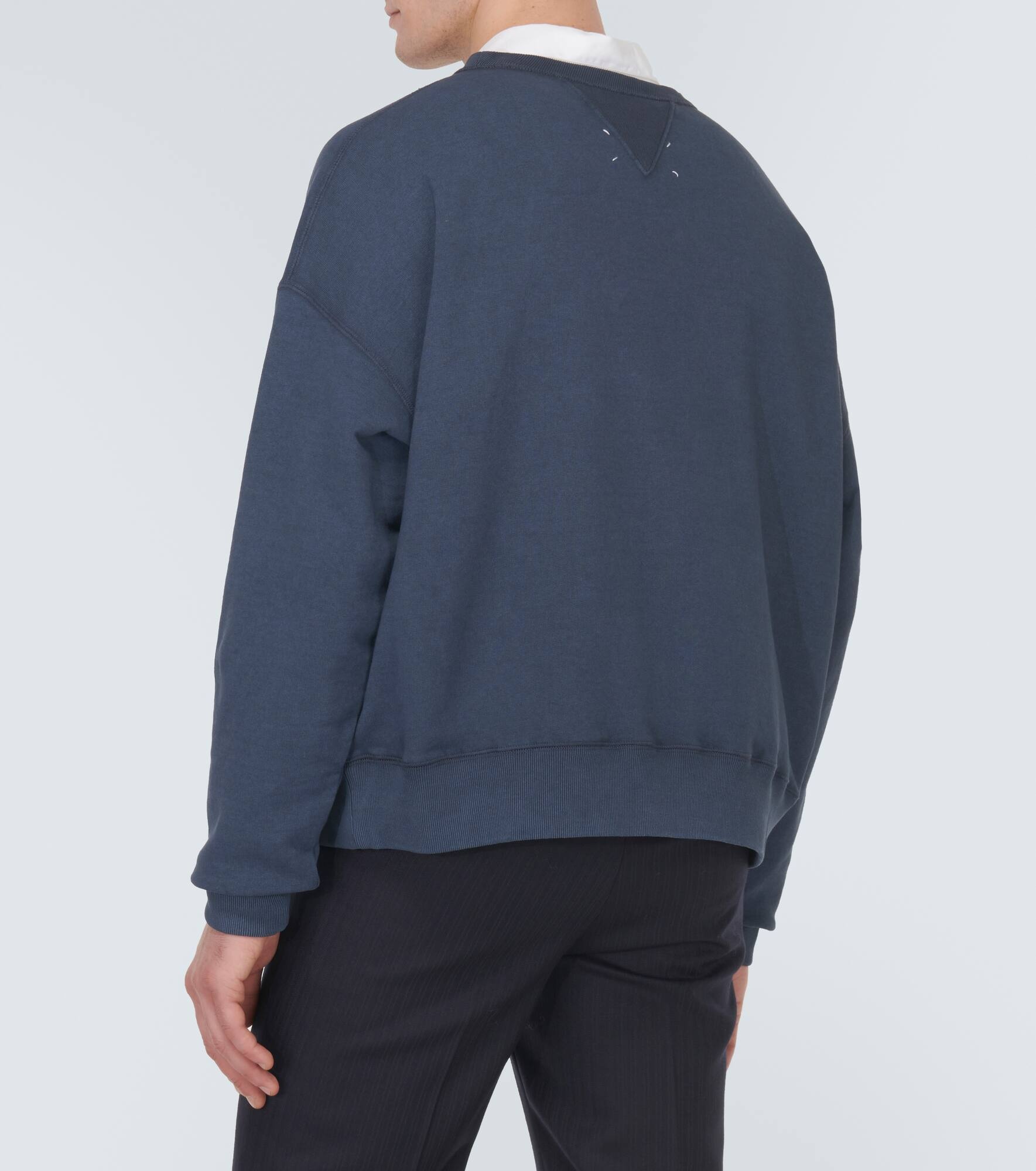 Logo cotton jersey sweatshirt - 4