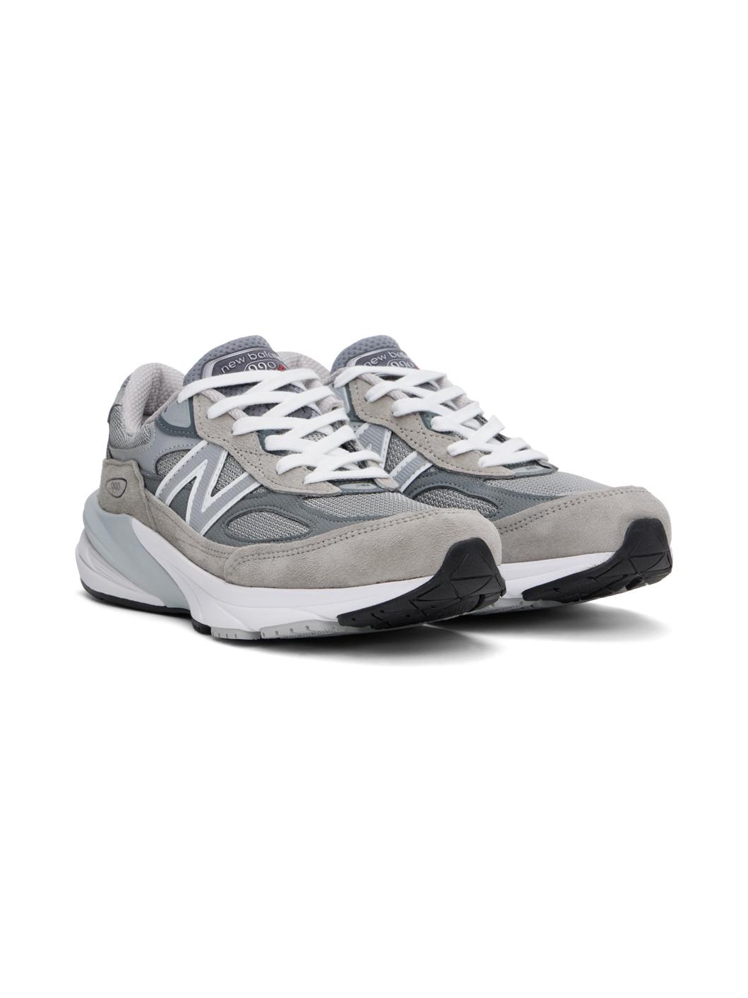 Gray 'Made in USA' 990v6 Sneakers - 4