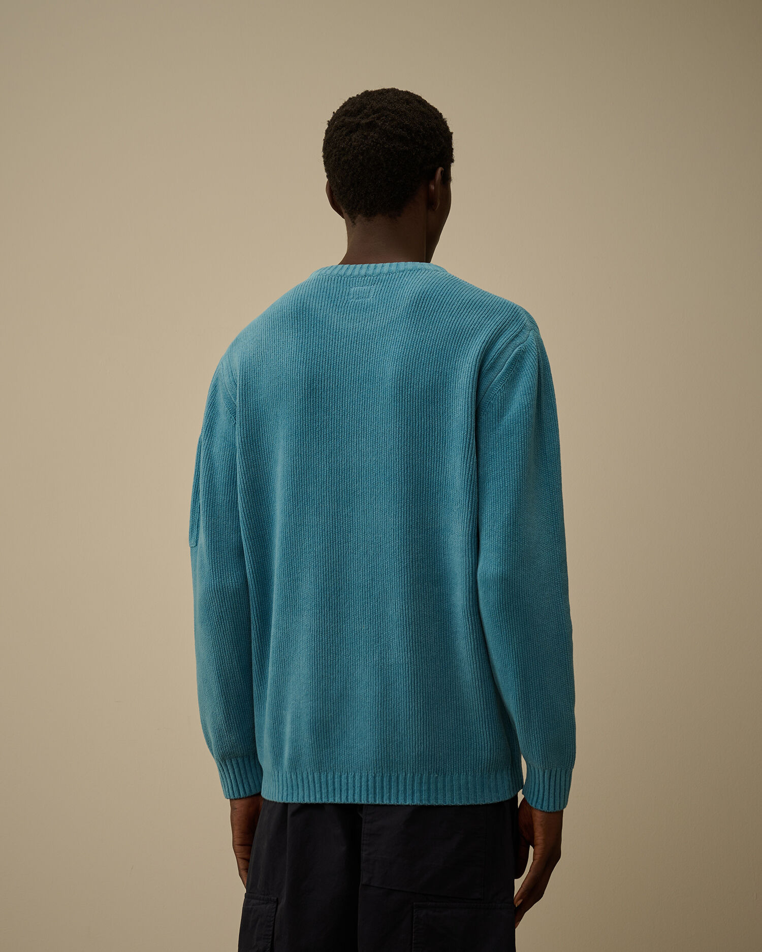 Cotton Chenille Crewneck Sweater - 4