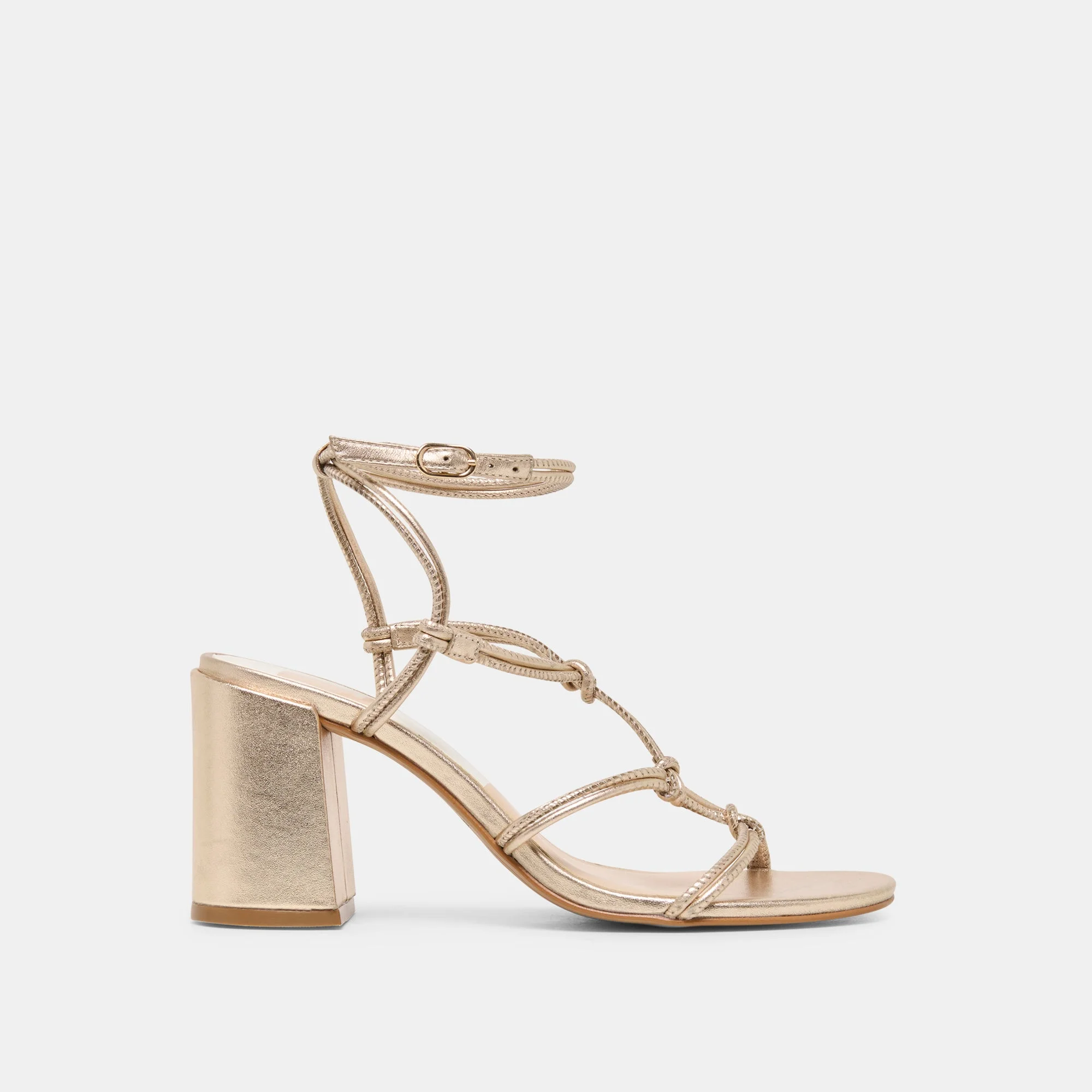 FIZZY HEELS GOLD LEATHER - 1
