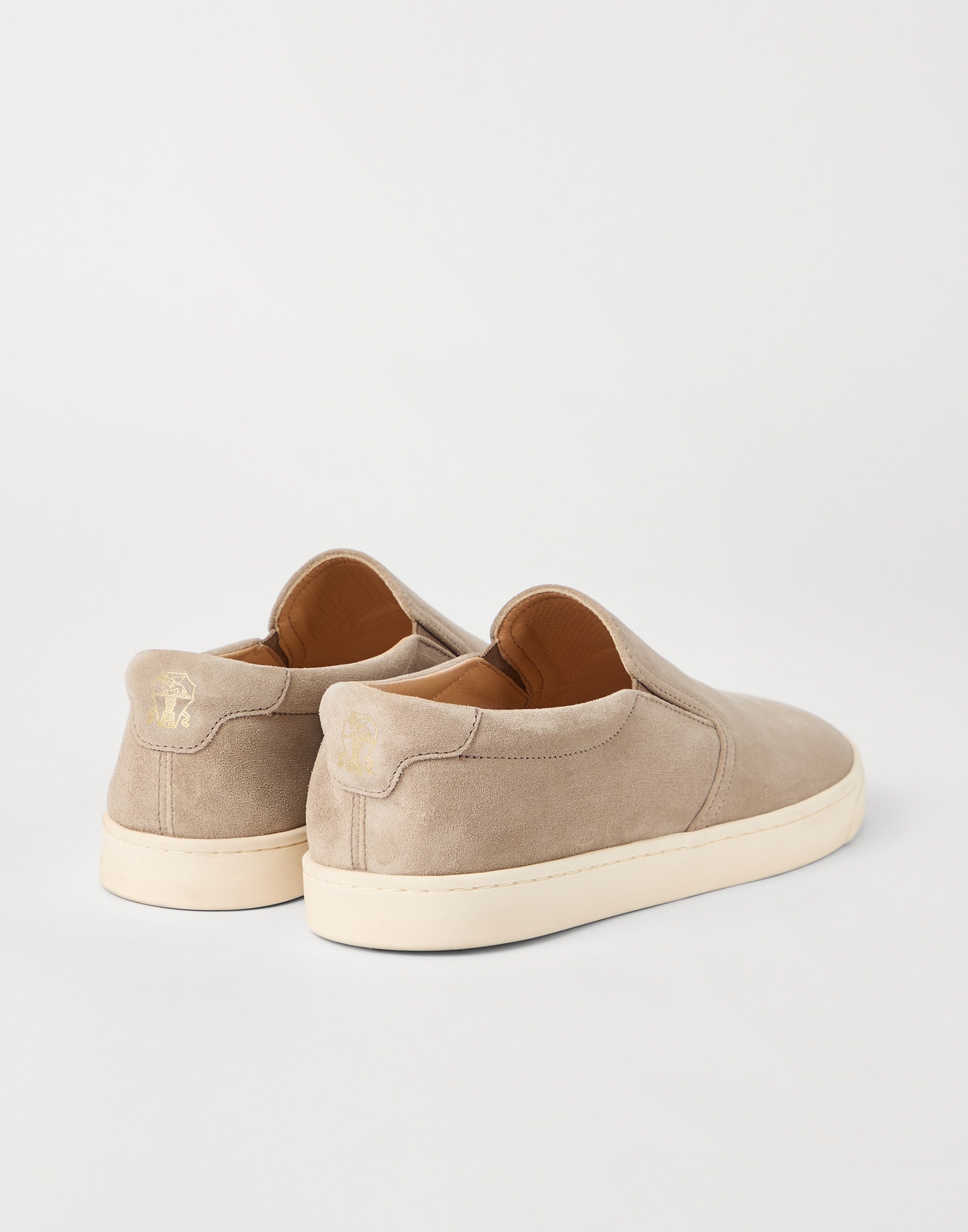 Washed suede slip-ons - 2