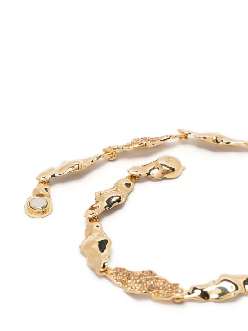 brass beaded necklace - 3