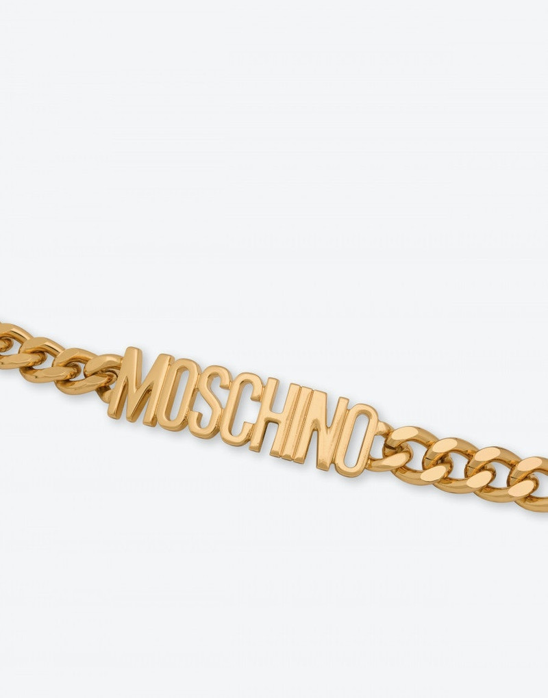 Moschino LETTERING LOGO CHAIN BELT outlook
