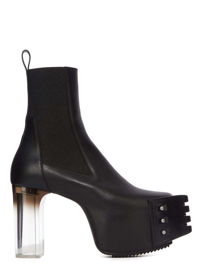 Black Grilled Boots 1
