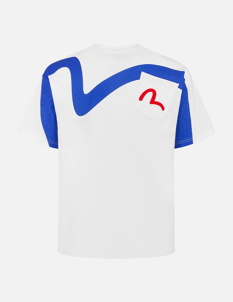 Seagull and Slogan Print Relax Fit T-shirt 1