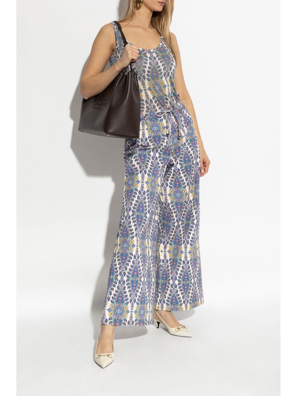 paisley-print trousers - 2
