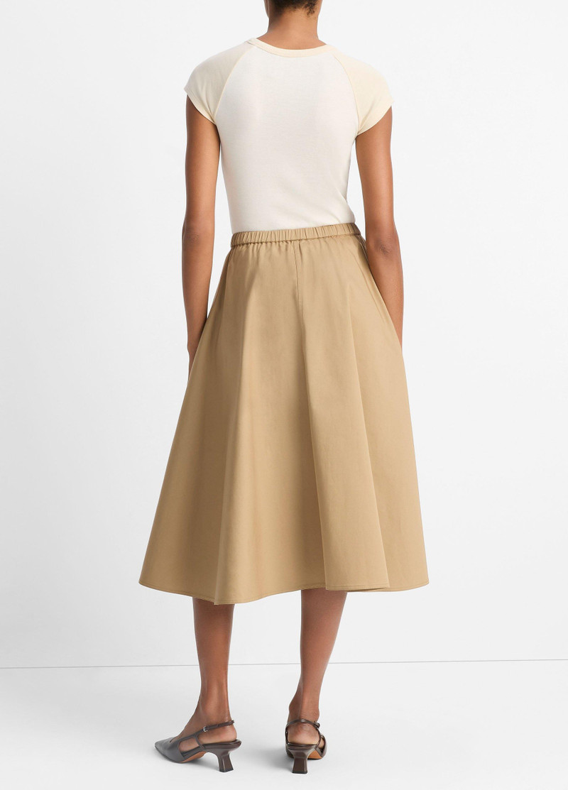 Vince Cotton Full Skirt outlook