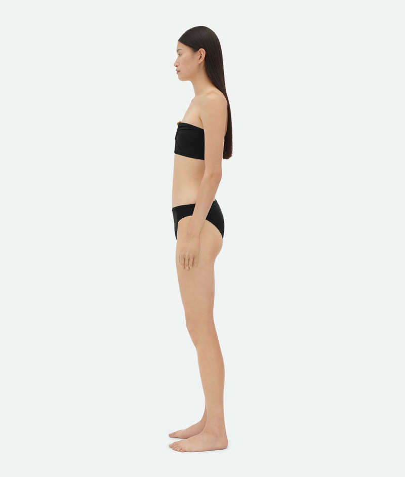 Bottega Veneta Stretch Nylon Bikini With Knot Ring outlook