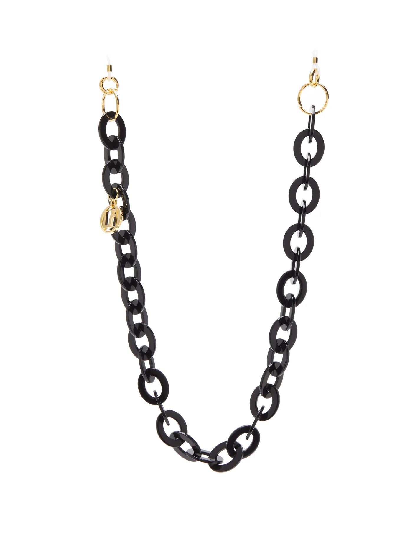 Oval-link acetate sunglasses chain - 1