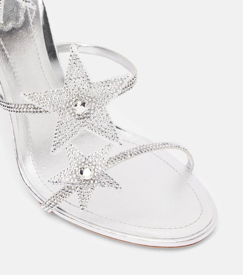 Cleo 105 embellished satin sandals 5