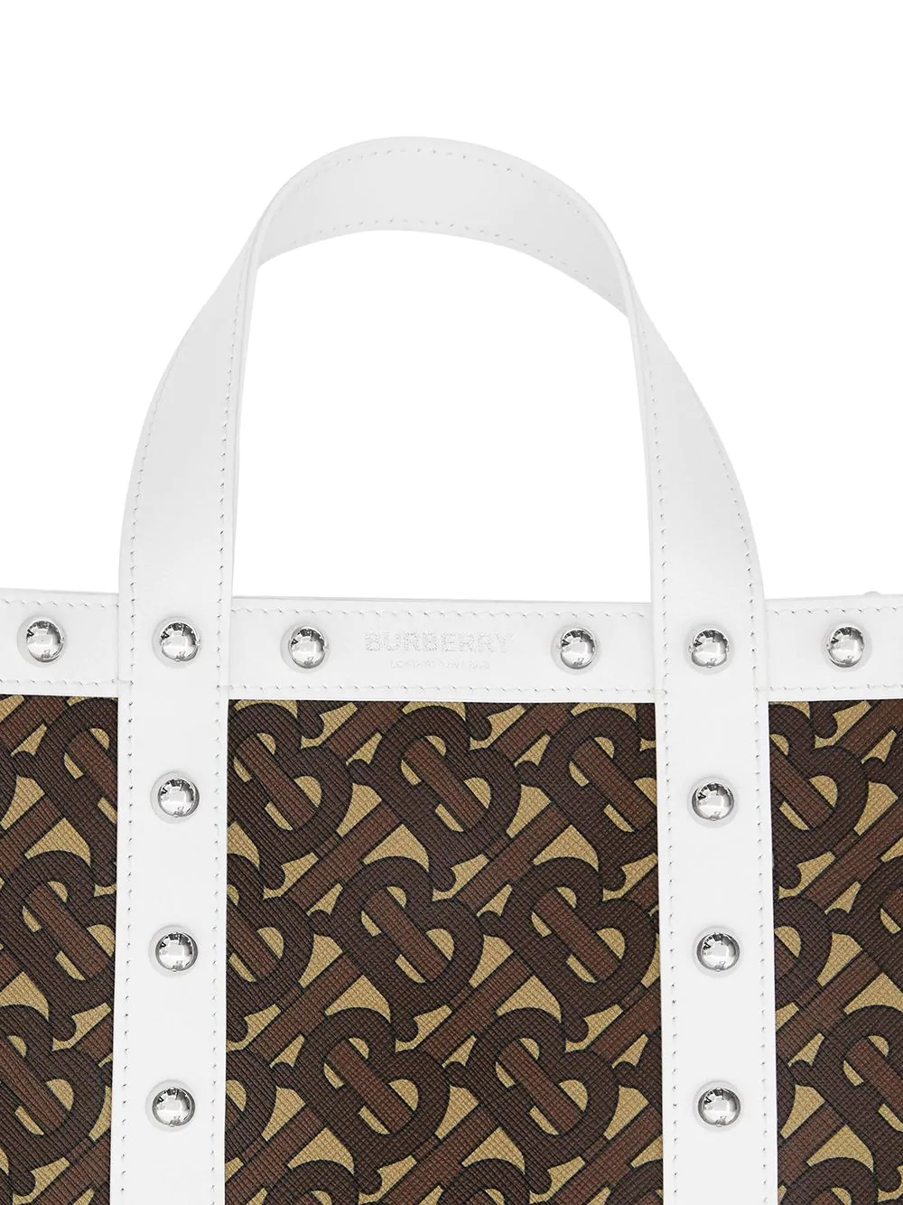 small TB monogram print tote - 4