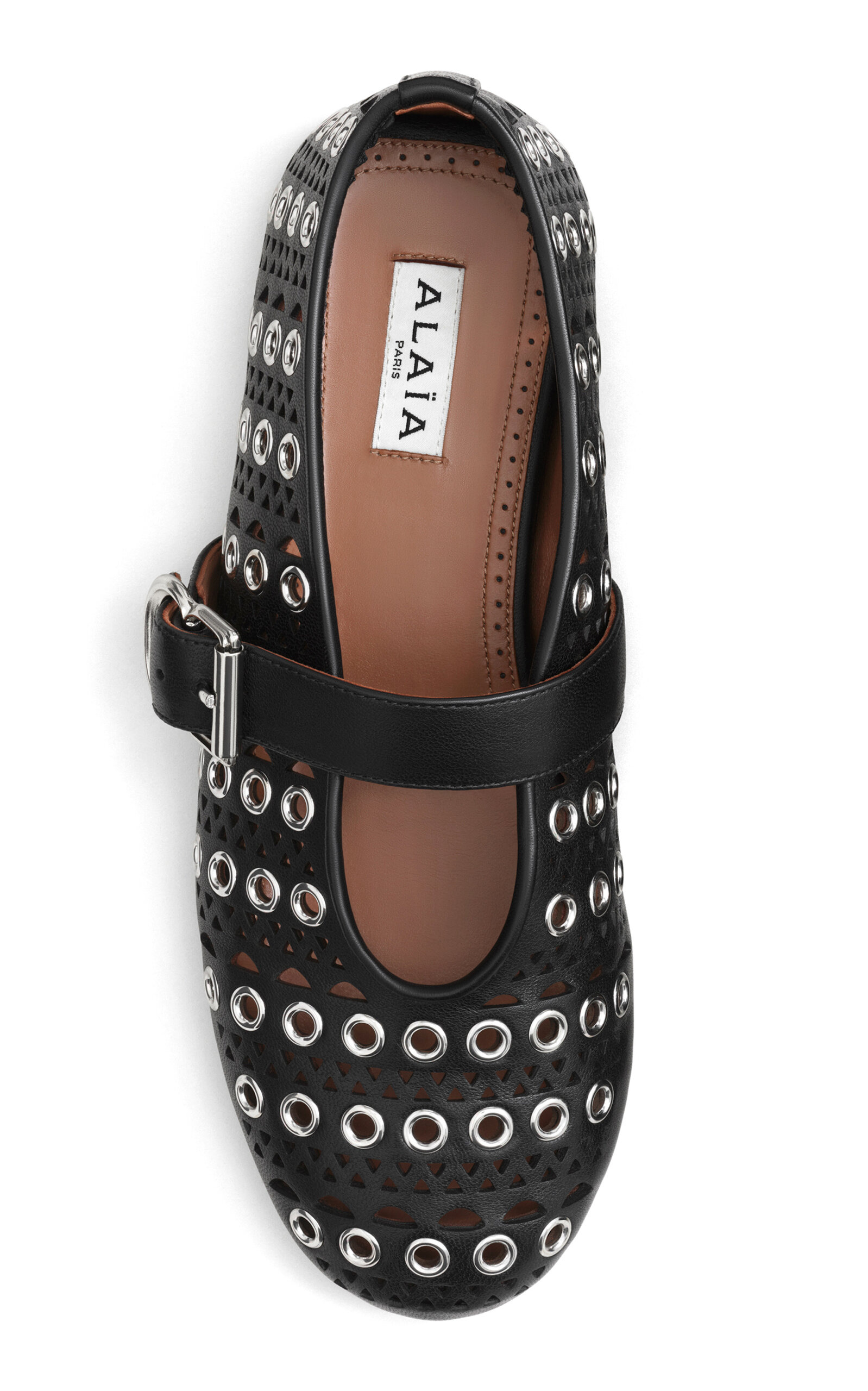 Leather Ballet Flats black - 3
